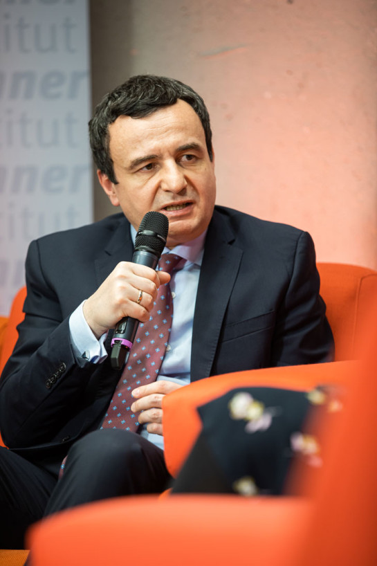 Albin Kurti, Premierminister des Kosovo, zur Lage in Südosteuropa, 2021