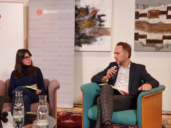 Alice Lojić (l.), Vedran Dzihić (r.)