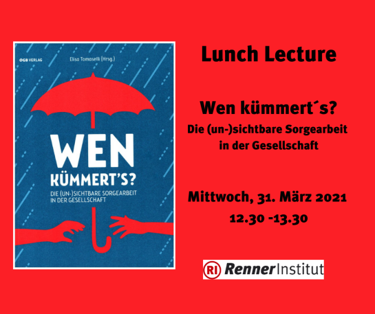 Buchcover des Buches mit rotem, schützendem Regenschirm.