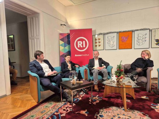 Adnan Ćerimagić, Olesya Khromeychuk, Maximilian Lakitsch, Donika Emini